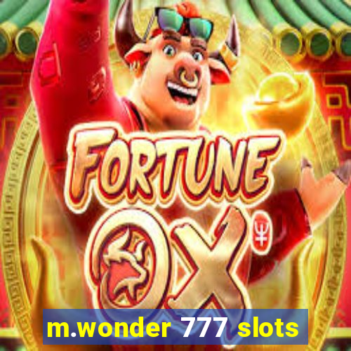 m.wonder 777 slots